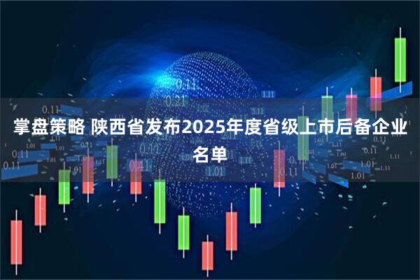 掌盘策略 陕西省发布2025年度省级上市后备企业名单