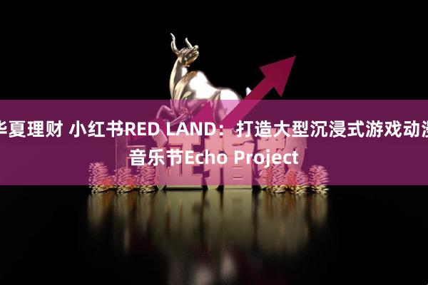 华夏理财 小红书RED LAND：打造大型沉浸式游戏动漫音乐节Echo Project